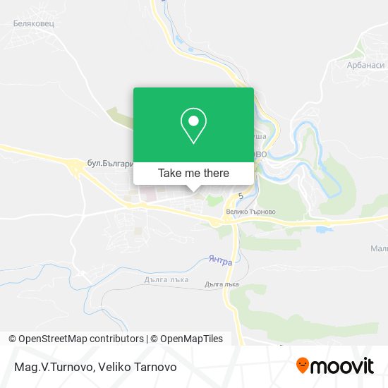 Mag.V.Turnovo map
