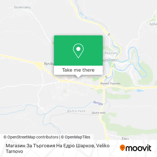 Карта Магазин За Търговия На Едро Шарков