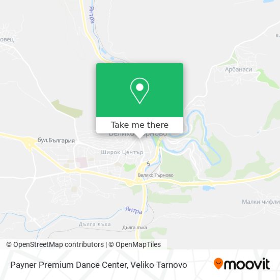 Payner Premium Dance Center map