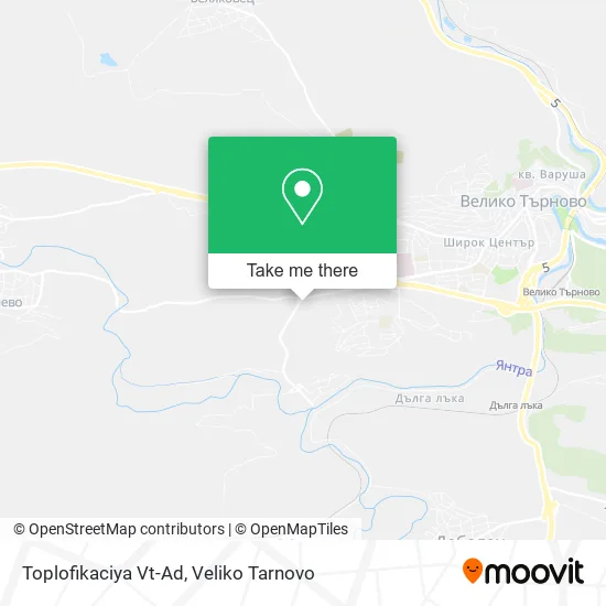 Карта Toplofikaciya Vt-Ad