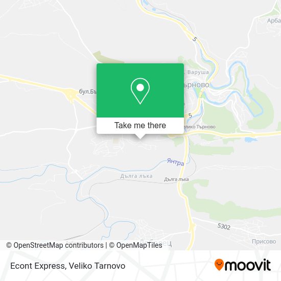 Карта Econt Express