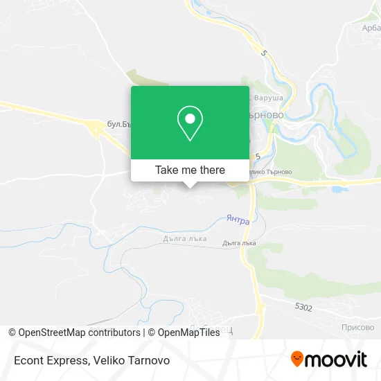 Карта Econt Express