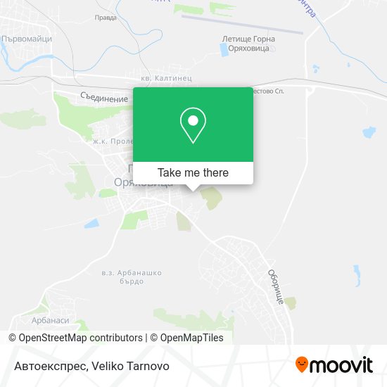 Карта Автоекспрес