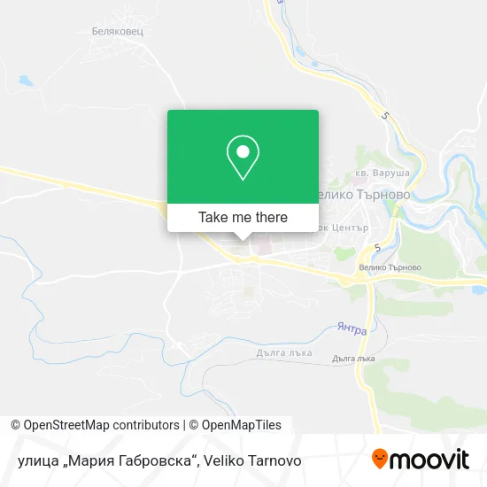 Карта улица „Мария Габровска“