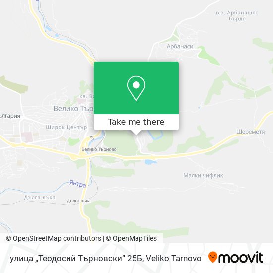 улица „Теодосий Търновски“ 25Б map