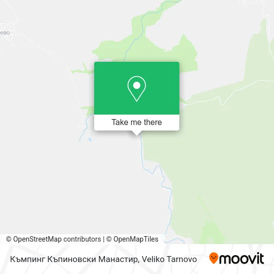 Карта Къмпинг Къпиновски Манастир
