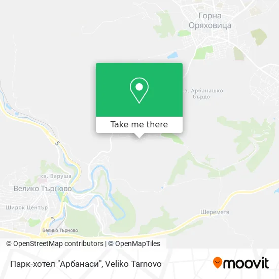 Парк-хотел "Арбанаси" map