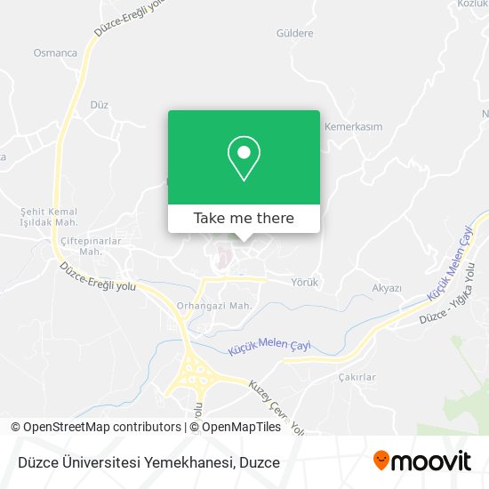 Düzce Üniversitesi Yemekhanesi map