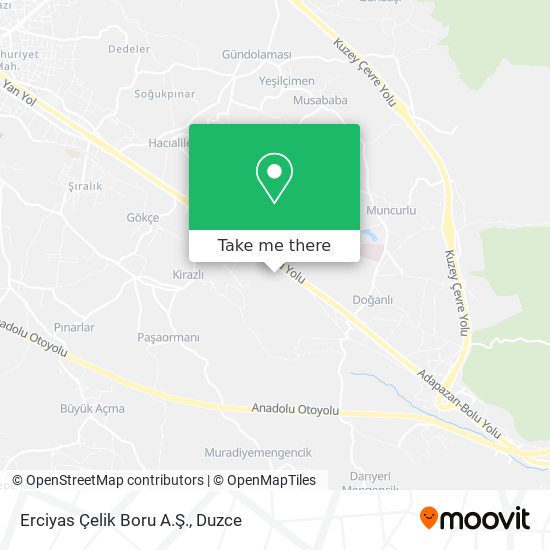 Erciyas Çelik Boru A.Ş. map