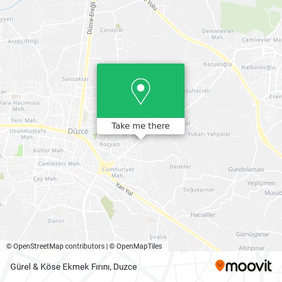 Gürel & Köse Ekmek Fırını map