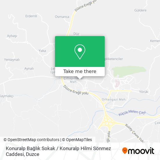 Konuralp Bağlık Sokak / Konuralp Hilmi Sönmez Caddesi map