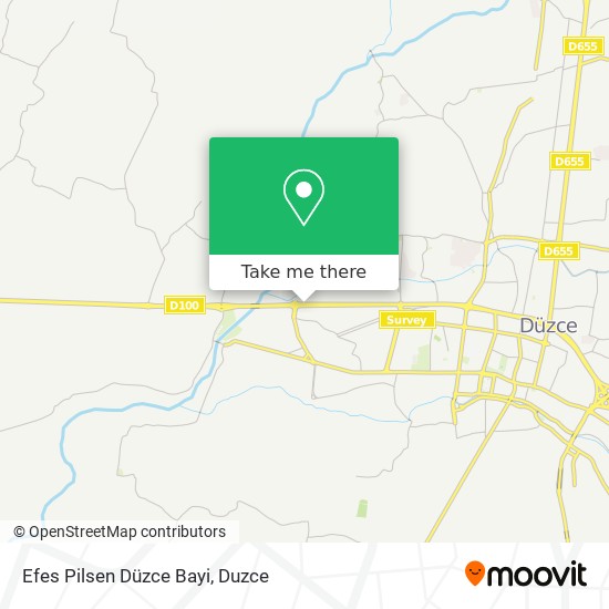 Efes Pilsen Düzce Bayi map