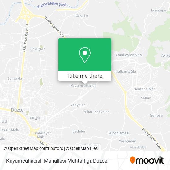 Kuyumcuhacıali Mahallesi Muhtarlığı map