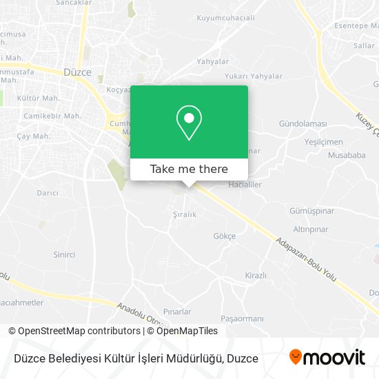 Düzce Belediyesi Kültür İşleri Müdürlüğü map