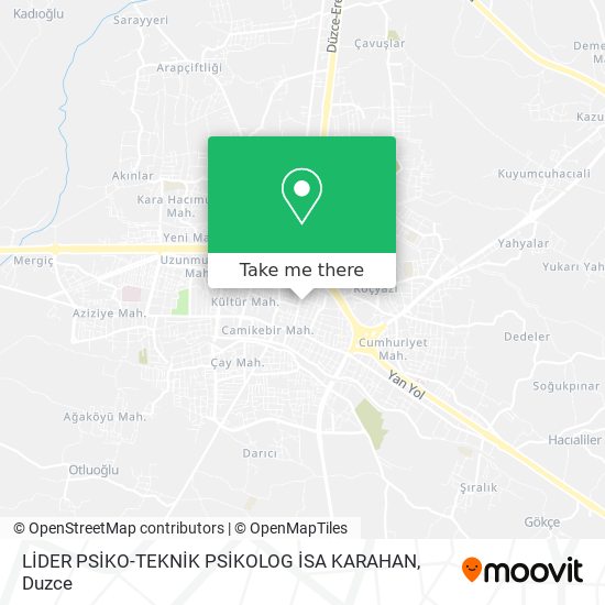 LİDER PSİKO-TEKNİK PSİKOLOG İSA KARAHAN map