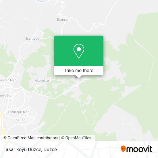 asar köyü  Düzce map