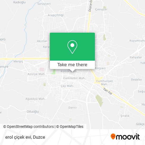 erol çiçek evi map