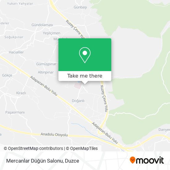 Mercanlar Düğün Salonu map