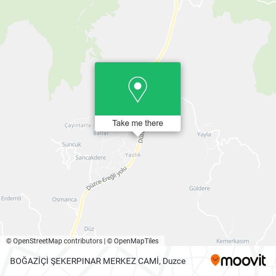 BOĞAZİÇİ ŞEKERPINAR MERKEZ CAMİ map