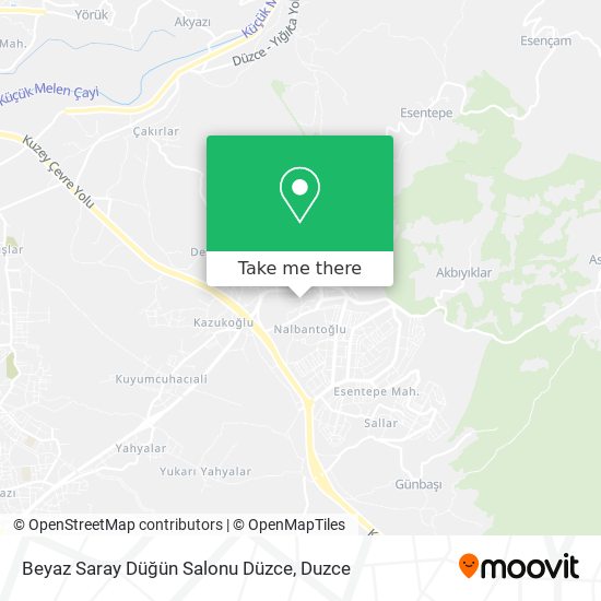 Beyaz Saray Düğün Salonu Düzce map