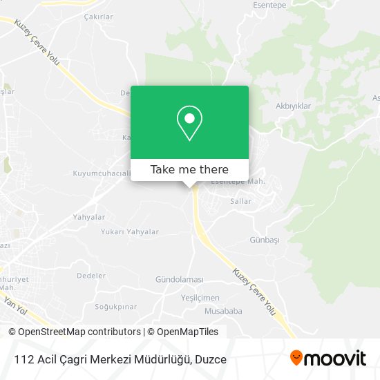 112 Acil Çagri Merkezi Müdürlüğü map