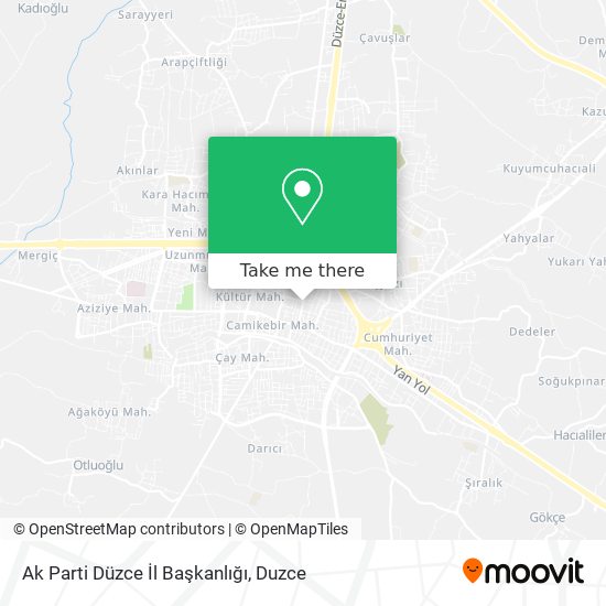 Ak Parti Düzce İl Başkanlığı map