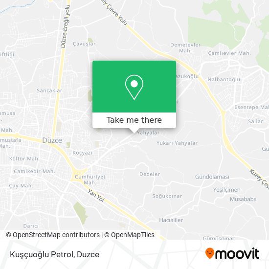 Kuşçuoğlu Petrol map