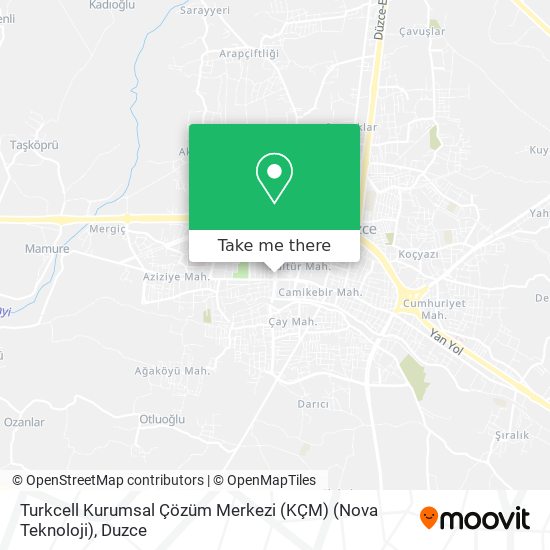 Turkcell Kurumsal Çözüm Merkezi (KÇM) (Nova Teknoloji) map