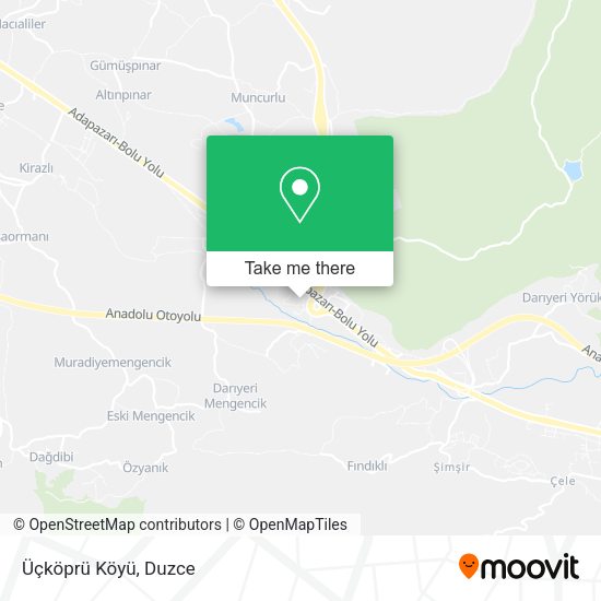 Üçköprü Köyü map