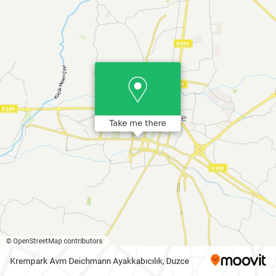 how to get to krempark avm deichmann ayakkabicilik in duzce by bus