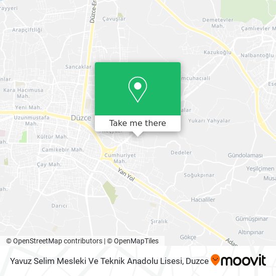 Yavuz Selim Mesleki Ve Teknik Anadolu Lisesi map