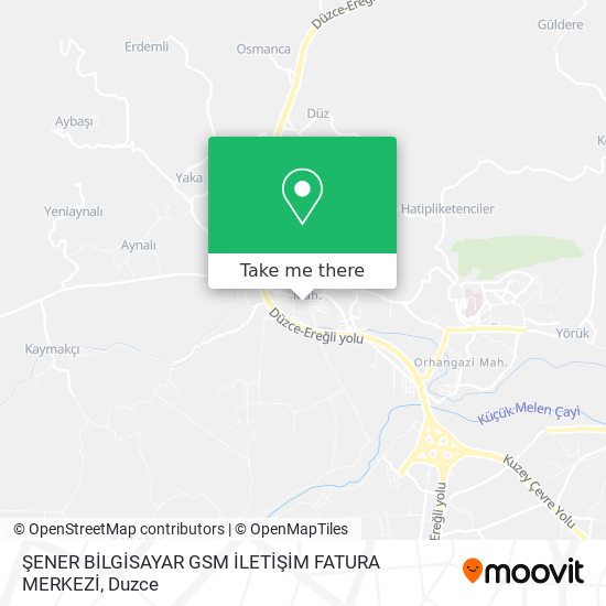 ŞENER BİLGİSAYAR GSM İLETİŞİM FATURA MERKEZİ map