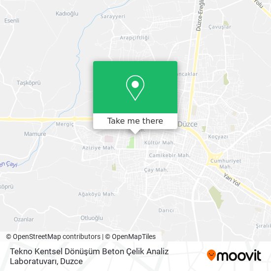 Tekno Kentsel Dönüşüm Beton Çelik Analiz Laboratuvarı map