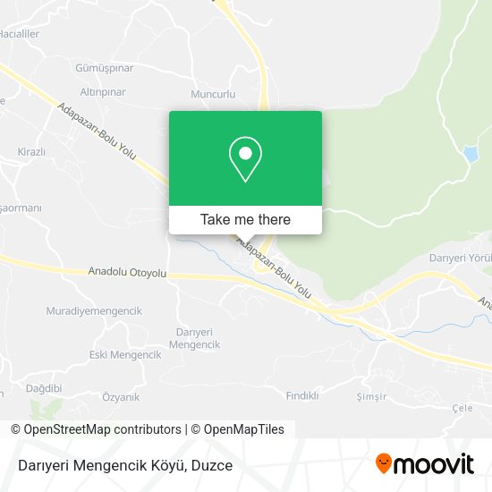 Darıyeri Mengencik Köyü map