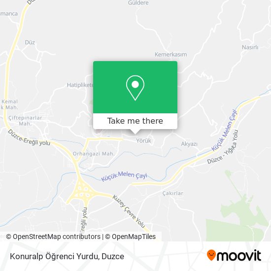 Konuralp Öğrenci Yurdu map