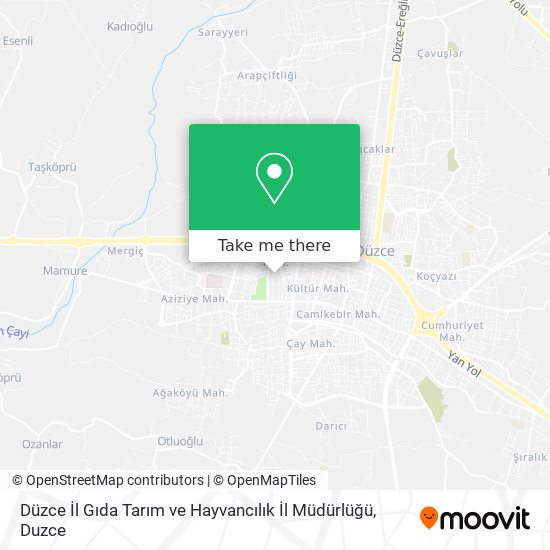 Düzce İl Gıda Tarım ve Hayvancılık İl Müdürlüğü map