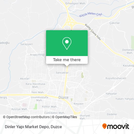 Dinler Yapı Market Depo map