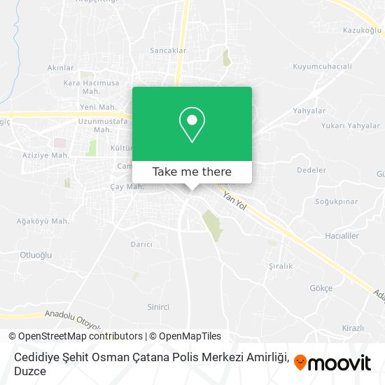 Cedidiye Şehit Osman Çatana Polis Merkezi Amirliği map