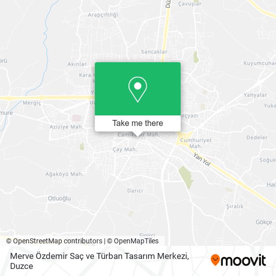 Merve Özdemir Saç ve Türban Tasarım Merkezi map