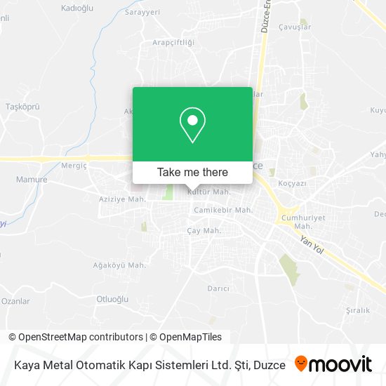 Kaya Metal Otomatik Kapı Sistemleri Ltd. Şti map