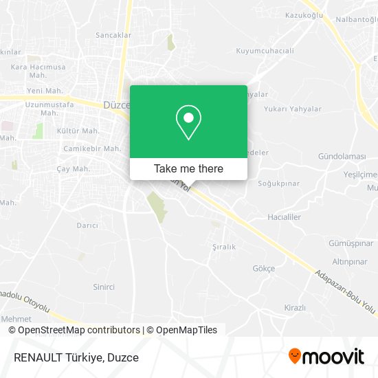 RENAULT Türkiye map