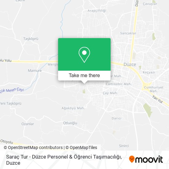 Saraç Tur - Düzce Personel & Öğrenci Taşımacılığı map