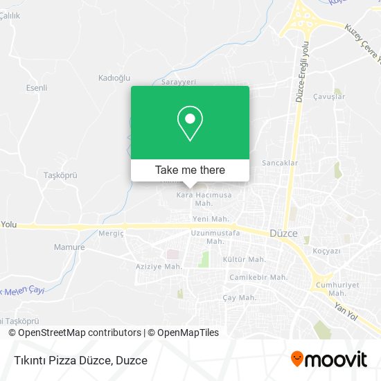 Tıkıntı Pizza Düzce map