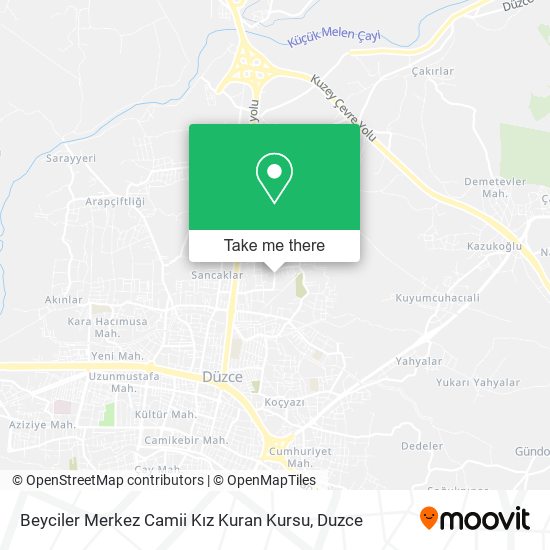 Beyciler Merkez Camii Kız Kuran Kursu map