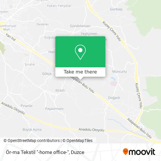 Ör-ma Tekstil  "-home office-" map