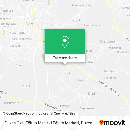 Düzce Özel Eğitim Mesleki Eğitim Merkezi map