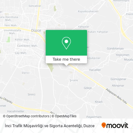 İnci Trafik Müşavirliği ve Sigorta Acenteliği map