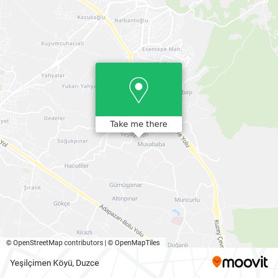 Yeşilçimen Köyü map