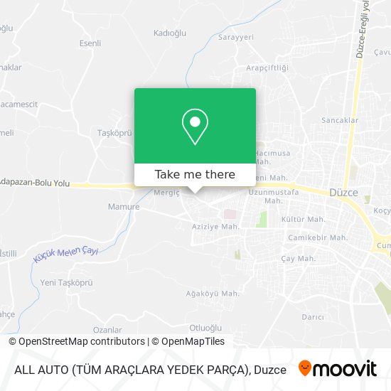 ALL AUTO (TÜM ARAÇLARA YEDEK PARÇA) map
