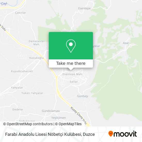 Farabi Anadolu Lisesi Nöbetçi Kulübesi map